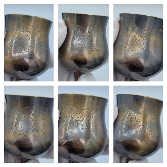 Vintage Goblets In Velvet Box #1002 - Picture 13 of 14